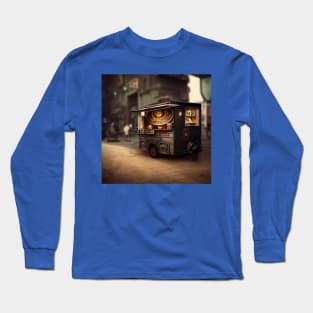 Steampunk Tokyo Ramen Cart Long Sleeve T-Shirt